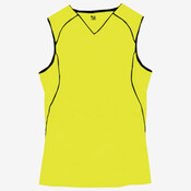 B-Core Ladies "Curve" Contrast Piping Athletic Jersey