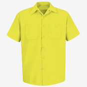 Men's Tall Enhanced Visibility Short Sleeve Work Shirt