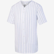 Pinstripe Full-Button Jersey
