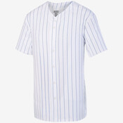 Youth Pinstripe Full-Button Jersey