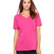 Missy Short Sleeve Jersey V-Neck T-Shirt