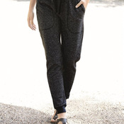 Women's Glitter French Terry Fleece Joggers
