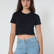 2380 Fine Jersey S/S Cropped T-Shirt