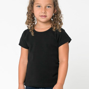 4121 Toddler Baby Rib Cap Sleeve T-Shirt
