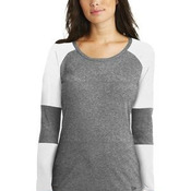 Ladies Tri Blend Performance Baseball Tee