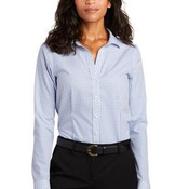 Ladies Open Ground Check Non Iron Shirt