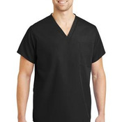 Unisex V neck Scrub Top