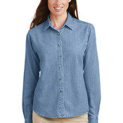 Ladies Long Sleeve Value Denim Shirt